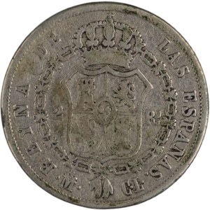 Španielsko 1848 CL 2 reales