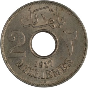 Egypt 1917 H AH1335 2 Milliemes