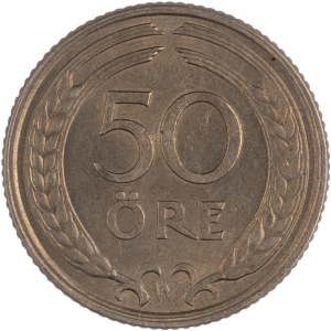 Sweden 1924 50 Ore - Better Date