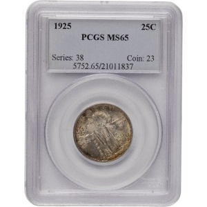 United States 1925 25 Cents Standing Liberty Quarter