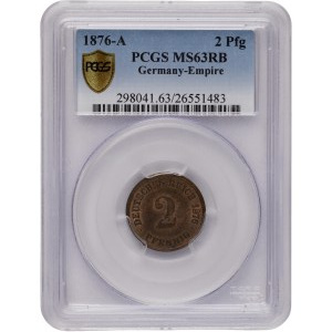 Germany 1876-A 2 Pfennig