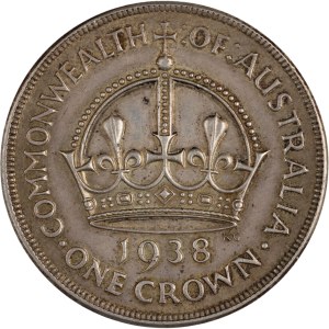 Australia 1938 Silver Crown