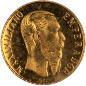 Mexico 1865 B Gold Wedding Token - Small Restrike