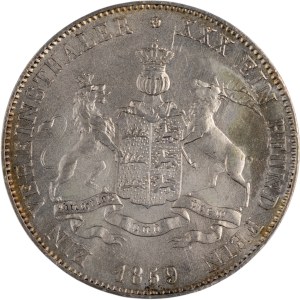 Germany 1859 Württemberg Thaler