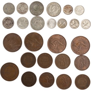 World Mixed Lots 1911-51 Australia, New Zealand (26 Pieces)