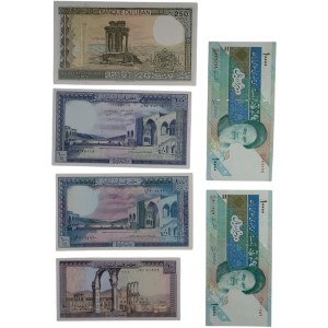 World Mixed 1980-2005 Lots Lebanon, Iran (6 Pieces)