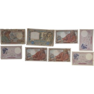 France 1933-42 5-50 Francs (8 Pieces)