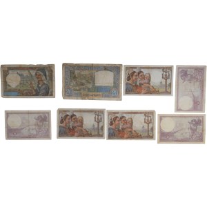 France 1933-42 5-50 Francs (8 Pieces)