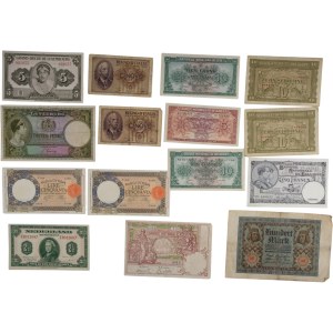 Mixed World 1919-44 Germany, Luxembourg, Italy (15 Pieces)