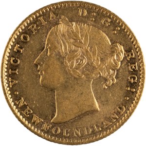Canada 1865 Newfoundland Gold $2