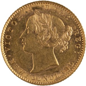 Canada 1881 Newfoundland Gold $2