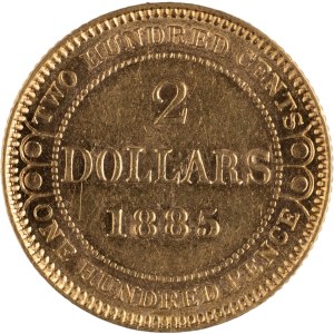 Canada 1885 Newfoundland Gold $2