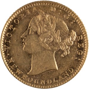 Canada 1885 Newfoundland Gold $2