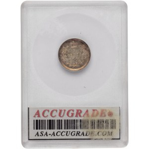 Canada 1893, moneta d'argento da 5 centesimi