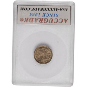 Canada 1907, moneta d'argento da 5 centesimi