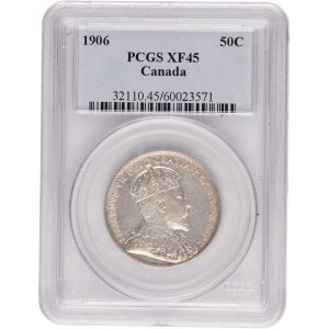 Canada 1906 Silver 50 Cents