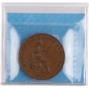 Great Britain 1854 1 Penny Ornemental Trident