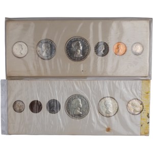 Canada 1959 & 1960 Silver Proof Like Set Lot (2 Sets)