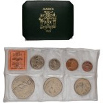Cook Islands 1972 & Jamaica 1969 Coin Sets (9 Coins)