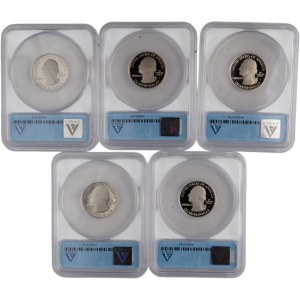 United States 2011 Commemorative Statehood Quarter Lot (5 Pieces)