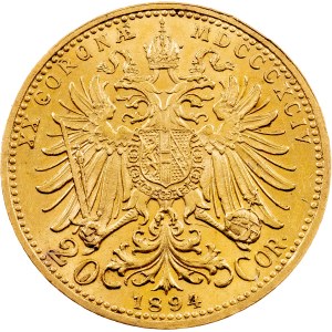 Franz Joseph I., 20 Kronen 1894, Vienna
