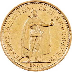 Franz Joseph I., 10 Korona 1904, KB, Kremnitz