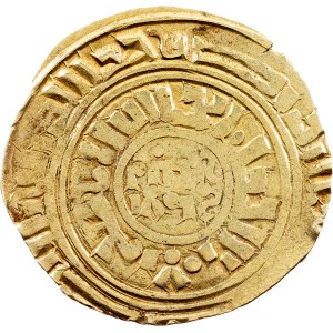 al-Āmir Abū ʿAlī al-Manṣūr, Fatimid Dinar / Bezant ND (1187-1260), Acre