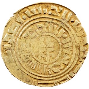 al-Āmir Abū ʿAlī al-Manṣūr, Fatimid Dinar / Bezant ND (1187-1260), Acre