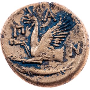 Paerisades I., Æ Tetrachalk 310-303 př. n. l., Panticapaeum, Taurský Chersonés (dnešní Kerč, Krym)