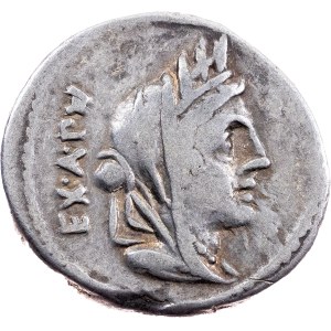 C. Fabius Hadrianus, Denar 102 v. Chr., Rom