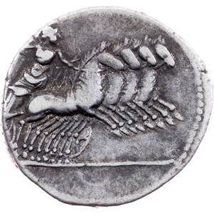 Gargonius, Vergilius and Ogulnius, Denarius 86 BC, Rome