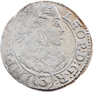 Leopold I., 3 Kreuzer 1659, Prague