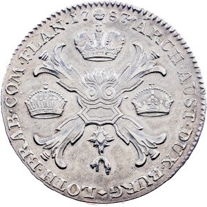Joseph II., 1 Couronne / Kronenthaler 1787, Brüssel