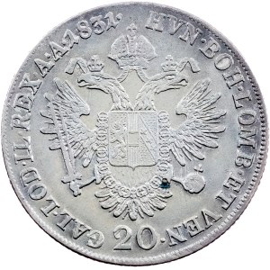 Franz I. (II.), 20 Kreuzer 1831, A, Wien