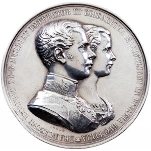 Franz Joseph I., Medaille 1854, Wien
