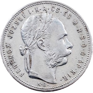 Franz Joseph I., 1 Forint 1881, KB, Kremnitz
