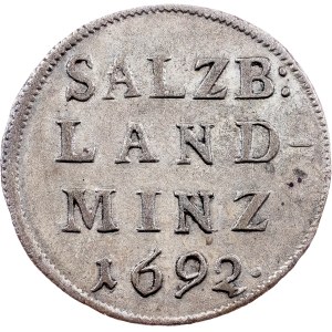 Johann Ernst von Thun, 4 Kreuzer 1692, Salzburg