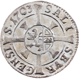 Johann Ernst von Thun, 1 Kreuzer 1703, Salzburg