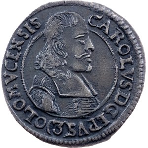 Karl II. von Liechtenstein-Kastelkorn, 3 Kreuzer 1670, Kroměříž
