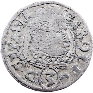 Karl I. von Liechtenstein, 3 Kreuzer 1619, Opava