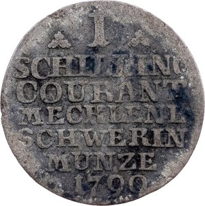 Friedrich Franz I., 1 Schilling Courant 1790, Schwerin