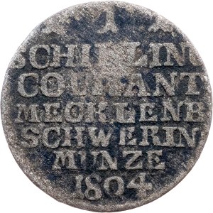 Friedrich Franz I., 1 Schilling Courant 1804, Schwerin