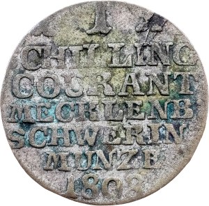Friedrich Franz I., 1 Schilling Courant 1808, Schwerin