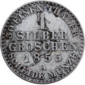 Friedrich Wilhelm IV., 1 Silbergroschen 1855, A, Berlin