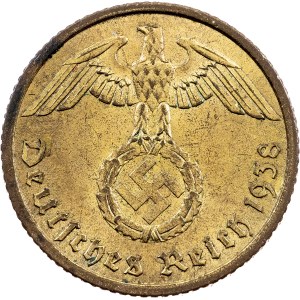 Third Reich, 10 Reichspfennig 1938, A, Berlin