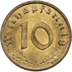 Third Reich, 10 Reichspfennig 1938, A, Berlin