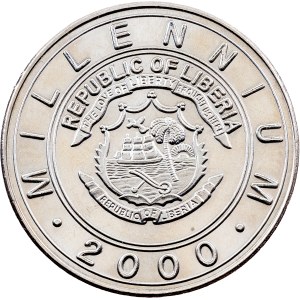 Liberia, 5 Dollars 2000