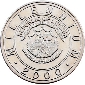 Liberia, 5 Dollars 2000