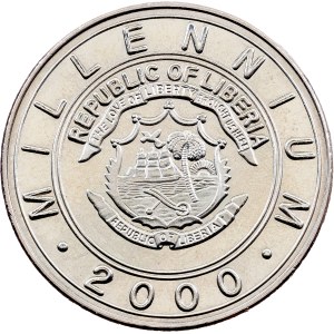 Liberia, 5 Dollars 2000
