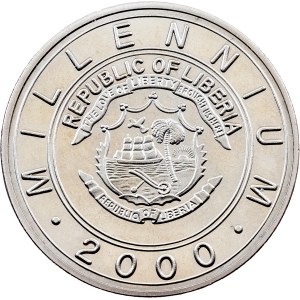 Liberia, 5 Dollars 2000